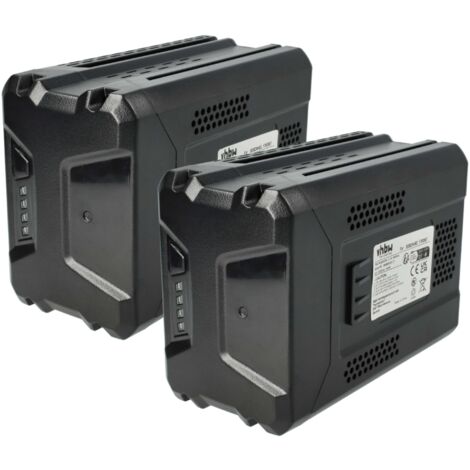 vhbw 2x Batterie compatible avec Greenworks GD80BCB, GD80BC, GD80BP, GD80BL, GCS80450, GD80BPB, GD80CS50 tondeuse (2000mAh, 80V, Li-ion)