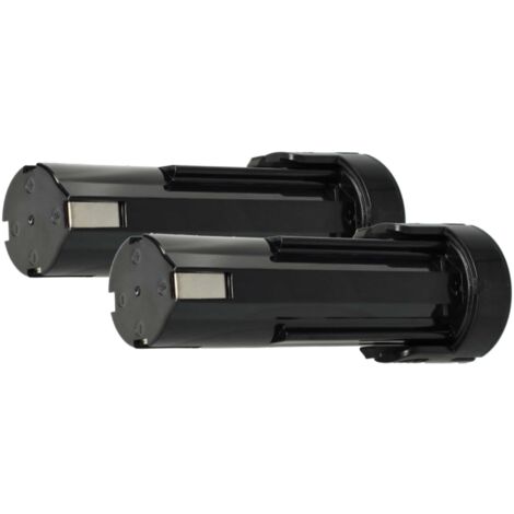 vhbw 2x Batterie compatible avec Panasonic SDF-AK210, SDF-AK 210 outil électrique (3300 mAh, NiMH, 2,4 V)