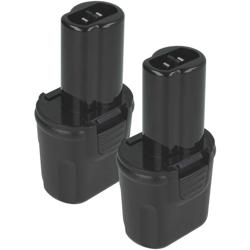 Vhbw - 2x Batterie remplacement pour Dewalt DE9054, DE9054-XJ pour outil électrique (2100 mAh, NiMH, 3,6 v)