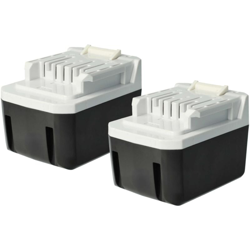 Vhbw - 2x Batterie remplacement pour Makita BL1415G, BL1413G, BL1430G, 196375-4, BL1411G pour outil électrique (4000 mAh, Li-ion, 14,4 v)