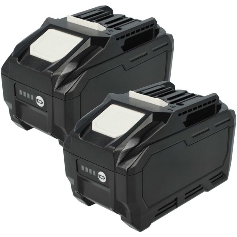 2x Batterie remplacement pour Makita BL4080F, 191L29-0, BL4020, BL4025, BL4040, BL4050F pour outil électrique (5000 mAh, Li-ion, 40 v) - Vhbw