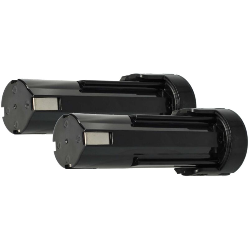 Vhbw - 2x Batterie compatible avec National EY9021, EY9021B, EY903, EZ1320, EZ502, EZ502 2 outil électrique (3300 mAh, NiMH, 2,4 v)
