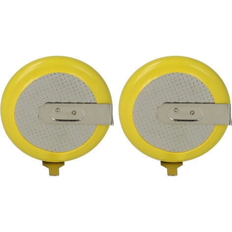 vhbw 2x Battery compatible with MINI Cooper R57, Cooper R56, Cooper Paceman 2012-2014 Car Key Fob (20mAh, 3.6 V, Li-Ion)