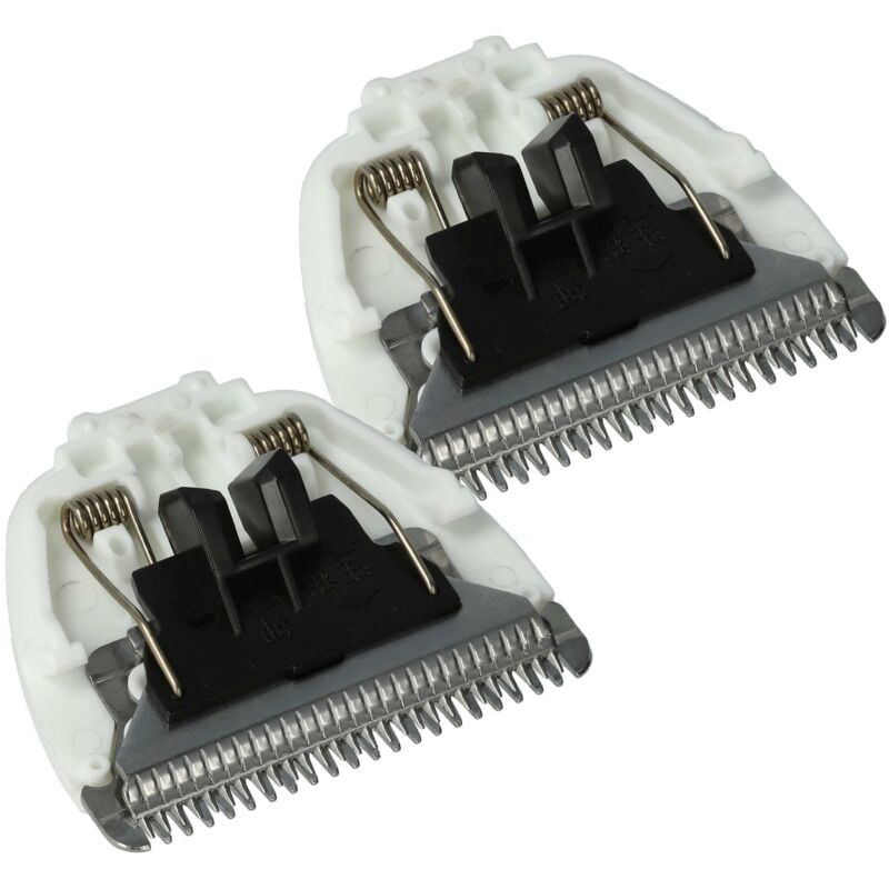 vhbw 2x cabezal afeitado compatible con Panasonic ER 503, ER 148, ER 149, ER 146, ER 147, ER 1420, ER 1421, ER 1410, ER 1411 afeitadora blanco