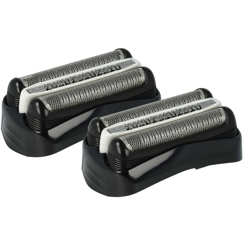 vhbw 2x cabezales de repuesto compatible con Braun nueva generación 3040, 3030, 3050cc, 3045, 3070cc, 3010, 300, 3020 máquina de afeitar - Color:
