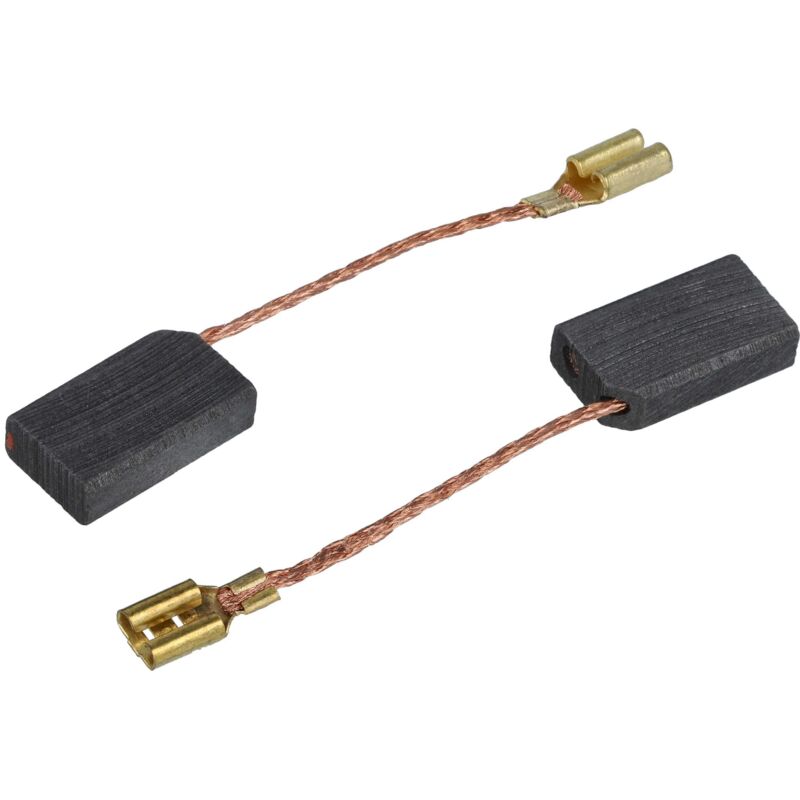 Vhbw - 2x Carbon Brush 5 x 10 x 17 mm compatible with Fein wsg 12-70 e, wss 12-125 power drill, grinder