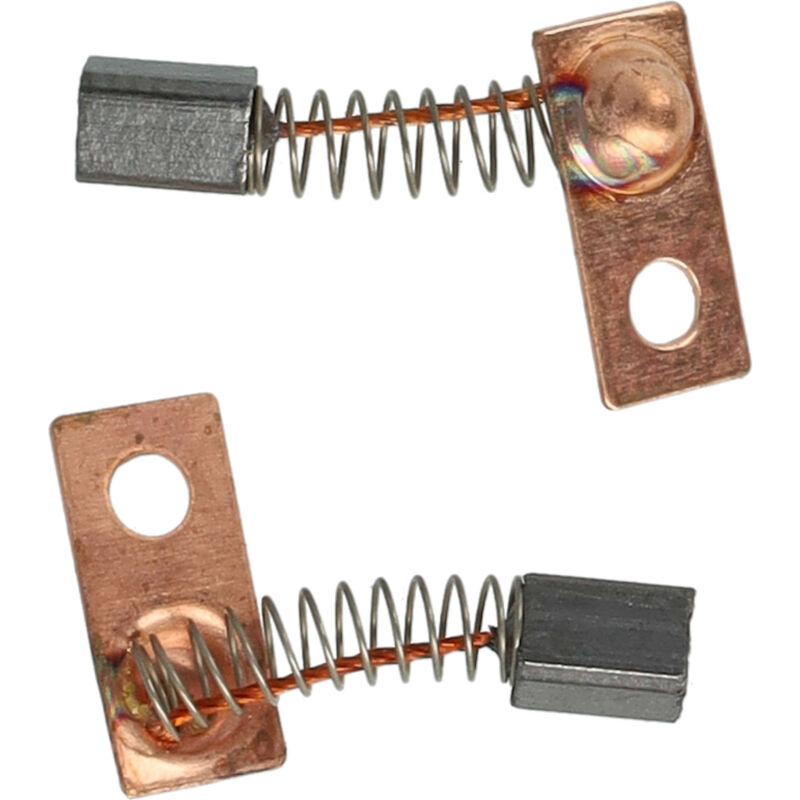 Vhbw - 2x Carbon Brush 5 x 3 x 3 mm compatible with SaeYang Champion Marathon 3, SH20N, SDE-S40, SDE-BM50S1 nail cutter + Spring