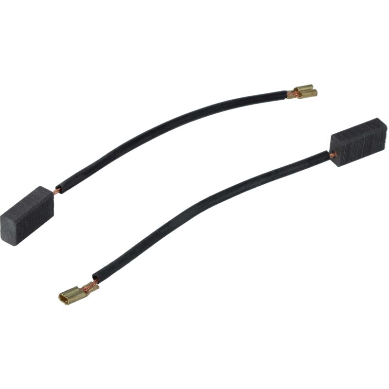 Vhbw - 2x Carbon Brush 5 x 8 x 14 mm compatible with Bosch gws 7-115, 7-125, 8-115 c, 6-115 e, 6-125, 8-100 c, 8-100 ce, 8-125 c angle grinder