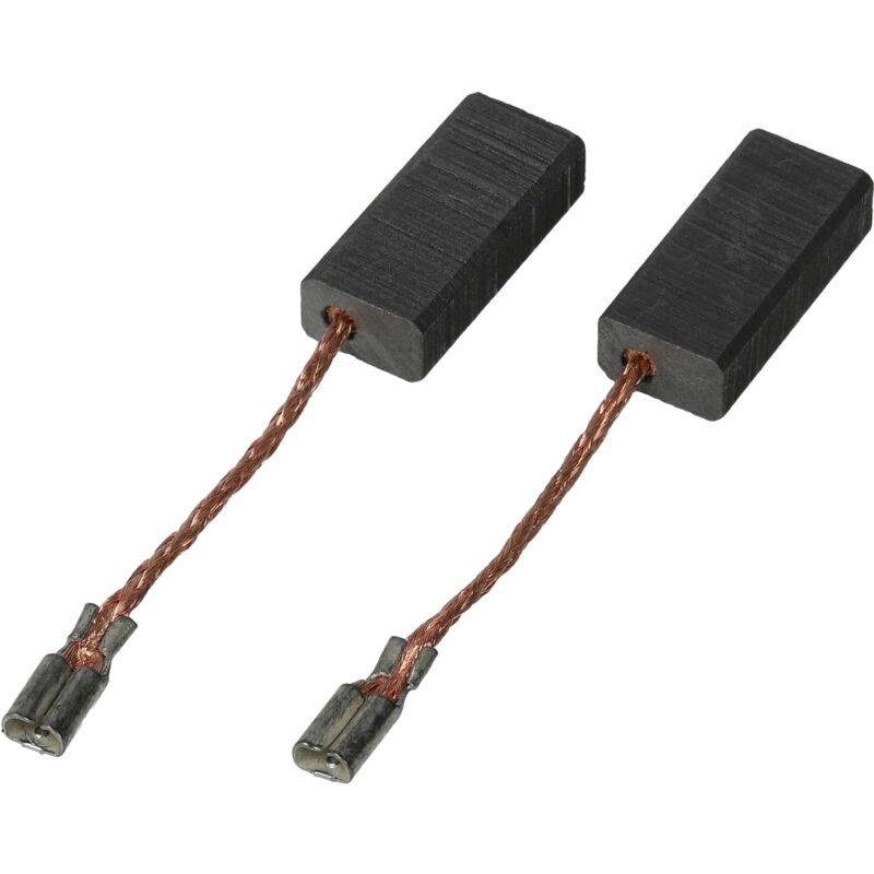 Vhbw - 2x Carbon Brush 5 x 8 x 17.5 mm compatible with Bosch gws 6-115 0 601 375 903, 0 601 375 003 power tool
