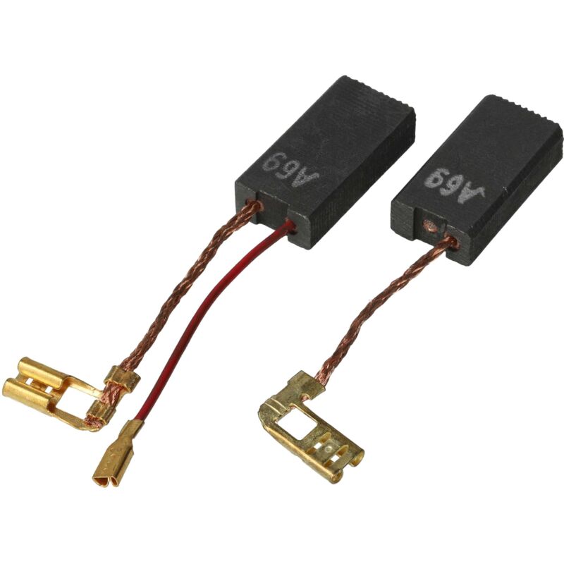 Vhbw - 2x Carbon Brush 6.2 x 12.5 x 24.8 mm compatible with Bosch gsh 5 e, gsh 5 ce, gbh 7-46 de, gbh 7 de power tool