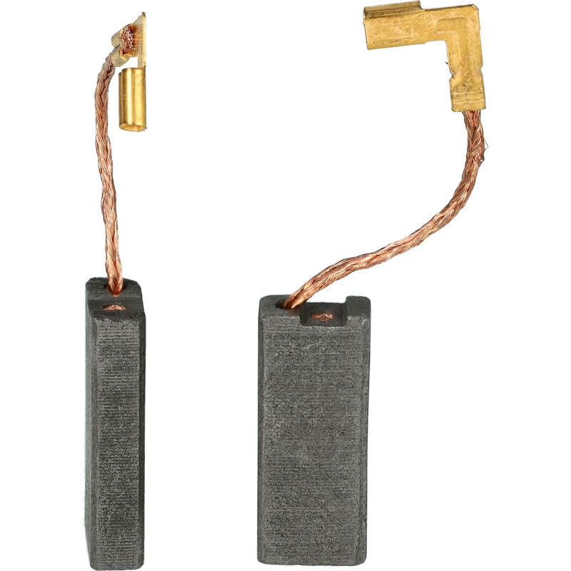 Vhbw - 2x Carbon Brush compatible with Festool cs 70 EB1 power tool, circular table saw