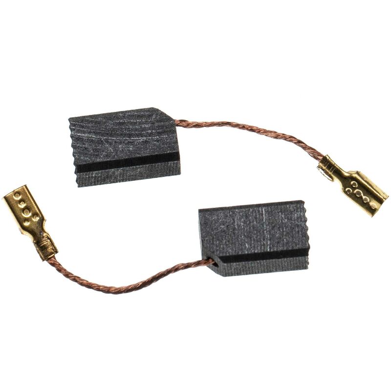 Vhbw - 2x Carbon Brush Motor Brush 15 x 8 x 6,3mm compatible with Black & Decker kr 1000 c, kr 1000 re, kr 850 cre power tool