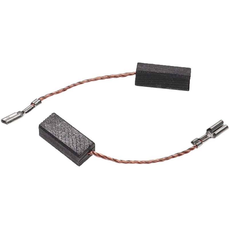 Vhbw - 2x Carbon Brush Motor Brush 6 x 8 x 18 mm compatible with Black & Decker 5054LA Typ 1, BD425RE Typ 1, P8000, 5014 power tool