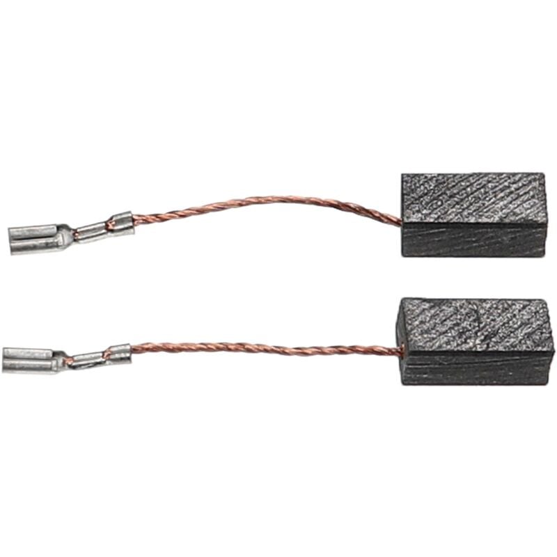 2x Carbon Brush Motor Brush 6.5 x 9 x 17 mm Replacement for Hitachi 999-076 for power tool - Vhbw