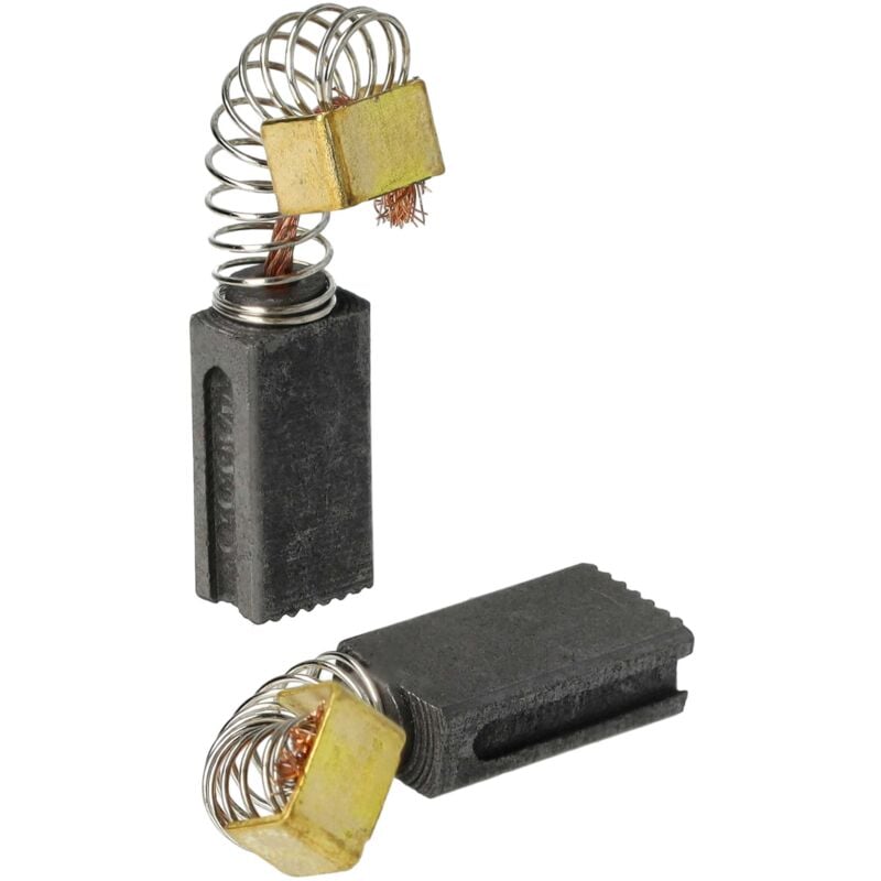 Vhbw - 2x Carbon Brush Motor Brush 35 x 16 x 7 mm compatible with Variolux v-ehs 600 hedge trimmer