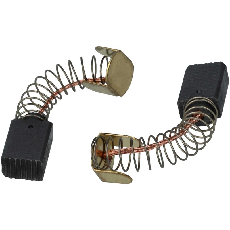 Vhbw - 2x Carbon Brush With Holder 5 X 8 X 12 Mm Compatible With Festool Iwp 20 Power Drill + Spring