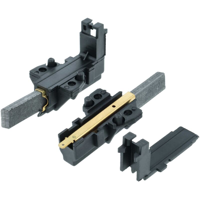 Vhbw - 2x Carbon Brush with Holder compatible with aeg 5021639700 Washing Machine