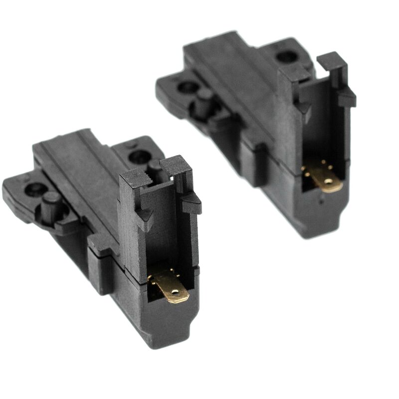 Vhbw - 2x Carbon Brush with Holder compatible with Bauknecht WA9687BWSDÖKO, WA97501WSEU, WA9750AWSEU, WA9770BWSD Washing Machine