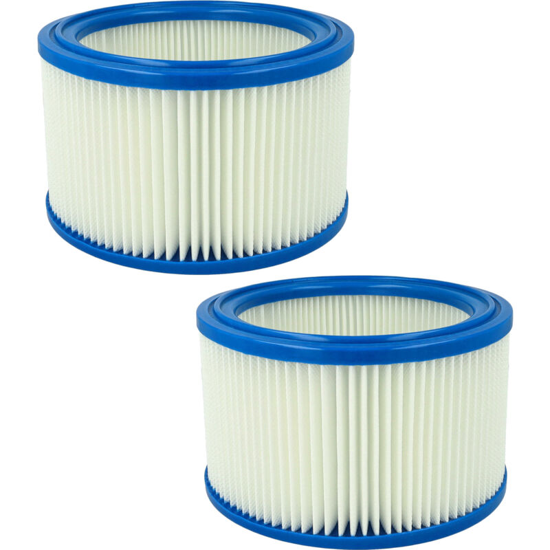 2x Cartouche filtrante compatible avec Festool sr 151 le-as, sr 152 le-as aspirateur sans fil - Filtre pour particules fines - Vhbw