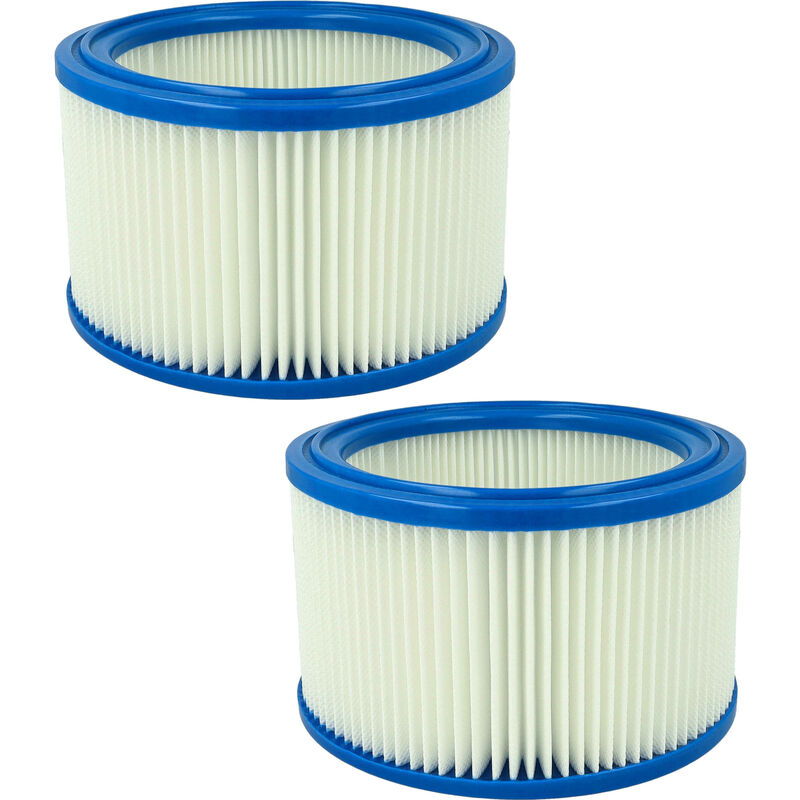 2x Cartouche filtrante compatible avec Nilfisk Alto sq 450-11, 450-21, 450-31, 490-31, 550-11 aspirateur sans fil - Filtre pour particules fines