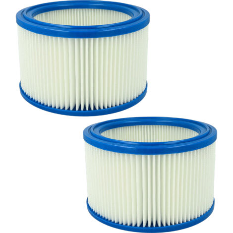 vhbw 2x Cartouche filtrante compatible avec Scheppach Wovota 4 aspirateur sans fil - Filtre pour particules fines