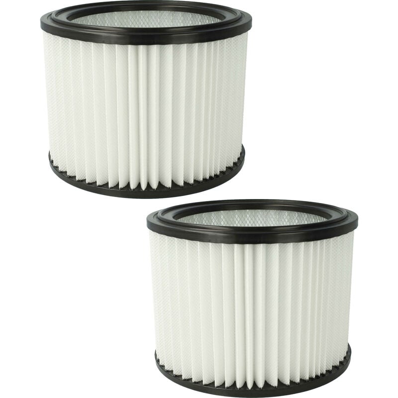 Vhbw - 2x Cartouche filtrante remplacement pour Nilfisk 107417194 pour aspirateur - Filtre pour particules fines, microfibres non tissées