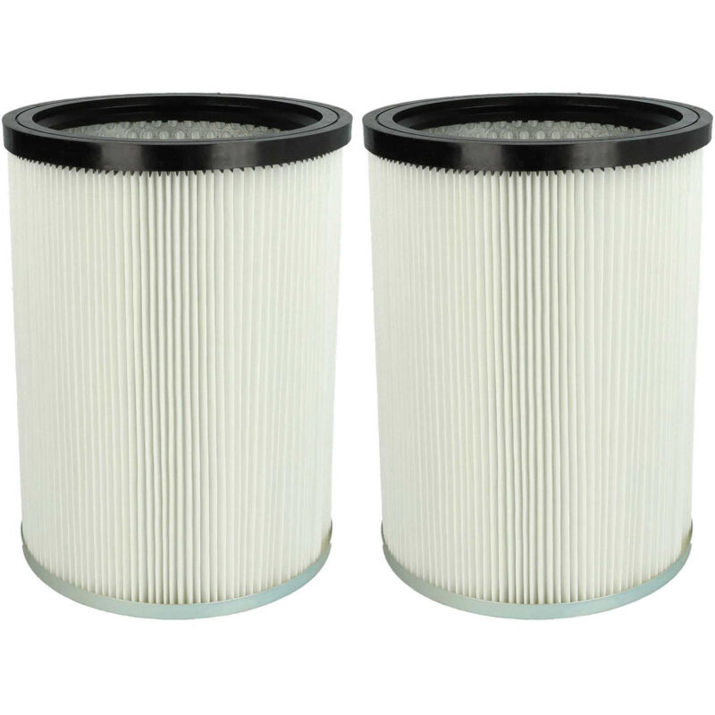 2x Cartridge Filter compatible with Kärcher nt 90/2 Me Classic vex, nt 90/2 Me Classic Edition eu Vacuum Cleaner - White - Vhbw