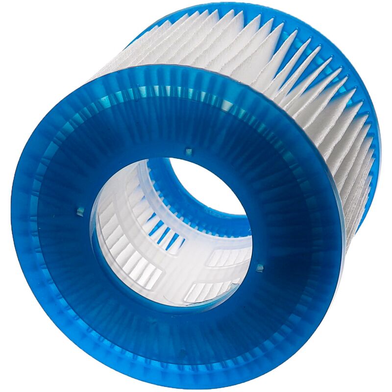 Image of vhbw 2x cartuccia filtrante di tipo VI compatibile con Bestway Lay-Z-Spa Saint Tropez, Siena, Vegas piscina - Filtro di ricambio, bianco / blu