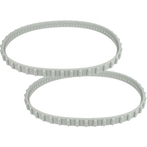 vhbw 2x Courroie dentée compatible avec Hayward eVac Pro, aspirateur de piscine - Transmission