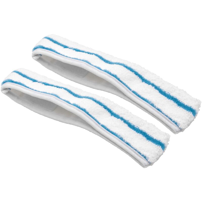 2x Cover Scrubber Sleeve Replacement for Leifheit 51164-5, 51164 for Window Cleaner Squeegee - Mop Attachment Cloth Pad - Vhbw