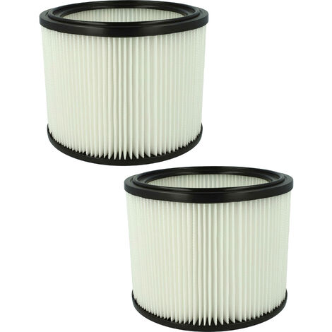 vhbw 2x elemento filtrante compatibile con Mirka 1025 L, 915 L, 915 M, 415, 1230 aspiratore secco/umido
