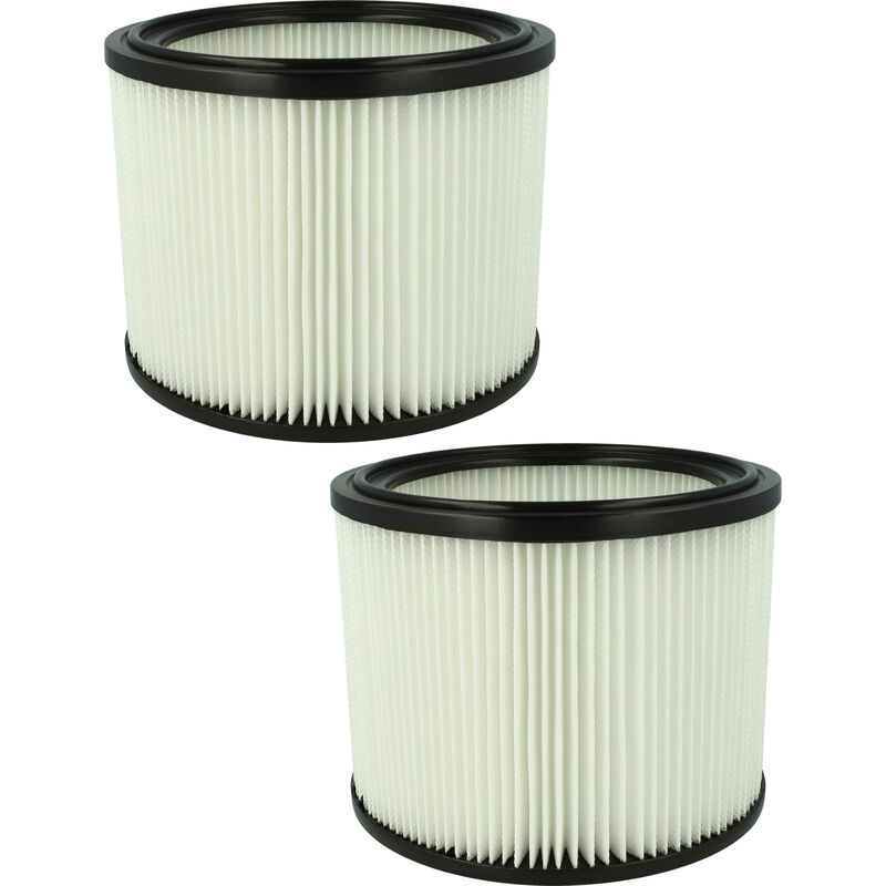 Image of 2x elemento filtrante compatibile con wap Aero 21-01 pc inox, 21-21, 21-21 pc, 21-21 pc inox aspiratore secco/umido - Vhbw