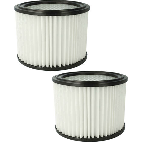 vhbw 2x elemento filtrante sostituisce Nilfisk 107417194 per aspiratore secco/umido - microfibra / plastica