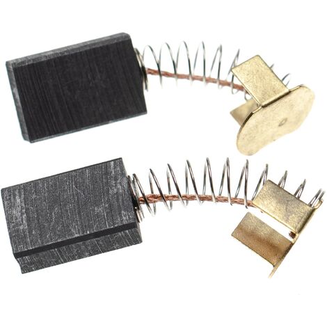 vhbw 2x escobilla 19,65 x 6,3 x 13,15 mm reemplaza Dewalt 5140033-19 para herramientas + resorte