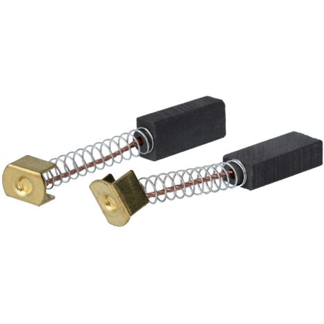 vhbw 2x escobilla 6 x 9 x 20 mm compatible con Kirby Sentria II, Sentria F-Style máquina de coser negro