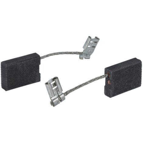 vhbw 2x escobilla 6,3 x 17 x 23 mm reemplaza Flex 443.816 para amoladora angular + resorte
