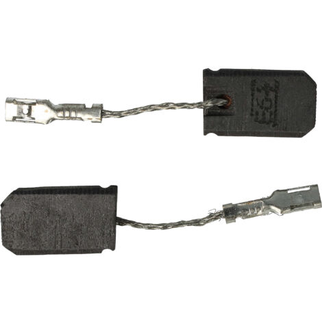 vhbw 2x escobilla carbón motor 16 x 10 x 5 mm compatible con Metabo STEB 105, STEB 135, STEB 135 Plus amoladora angular, sierra de calar