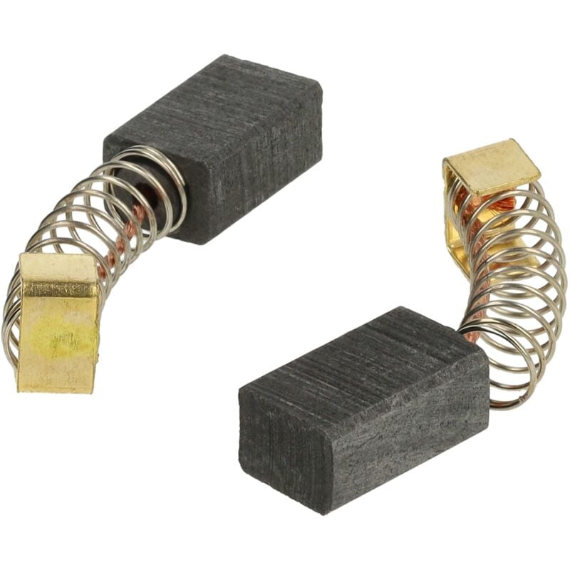 

2x escobilla carbón motor carbono 14 x 8 x 6 mm reemplaza Dremel 02-095, 2-615-296-770 para herramientas eléctricas - Vhbw