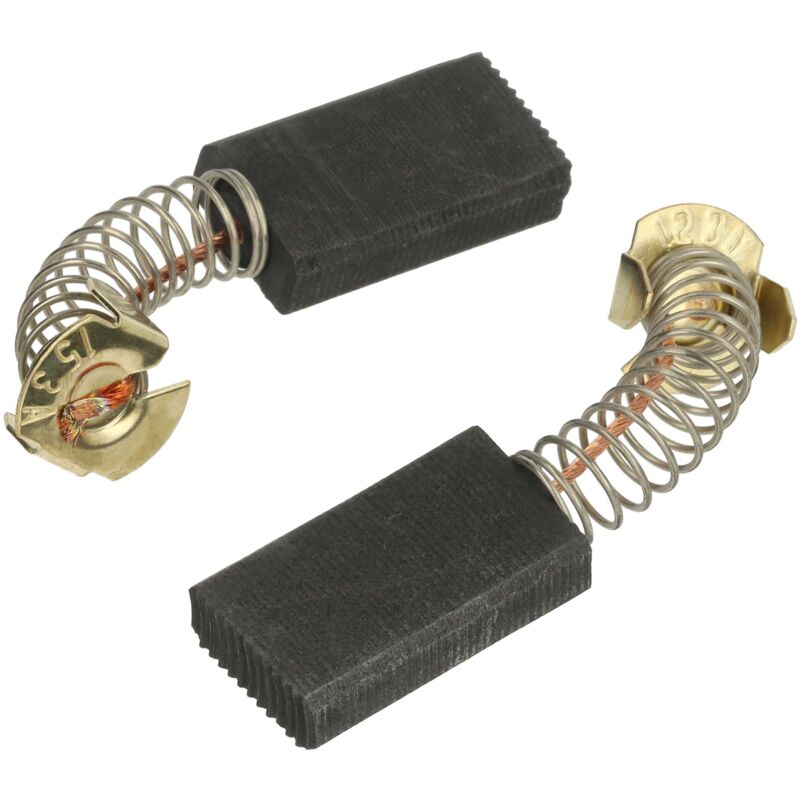 

vhbw 2x escobilla carbón motor carbono 26 x 14 x 6 mm compatible con Bosch GWS 11-125 CIH (type 3 601 H30 100) herramientas eléctricas