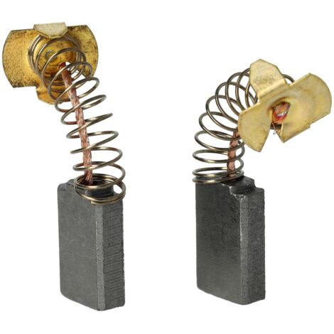vhbw 2x escobilla carbón motor carbono 5 x 11 x 17 mm compatible con Makita 2107FK, 4100NH, 4140, 5806B, 6924N, 9015B, 9227C herramientas eléctricas