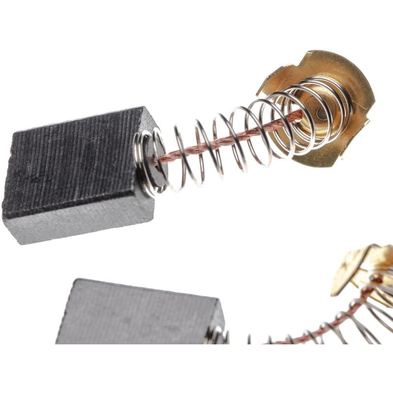 

vhbw 2x escobilla carbón motor carbono 6,5 x 13,5 x 17 mm compatible con Makita HR3850B, HR3850K, HR4500C herramientas eléctricas - Resorte 24 mm