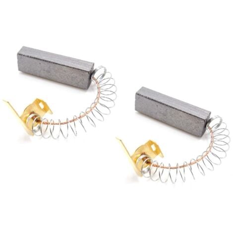 vhbw 2x escobilla carbón motor carbono 6,5x10x30 mm compatible con Midea aspiradora aspiradora