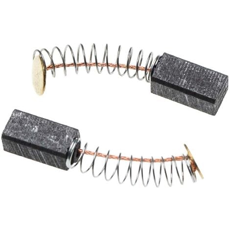 vhbw 2x escobilla carbono motor carbones 12 x 6 x 5 mm compatible con Hitachi DS 18DMR, DS 18DMR (PS), DS 9DM, DV 14DL herramientas eléctricas