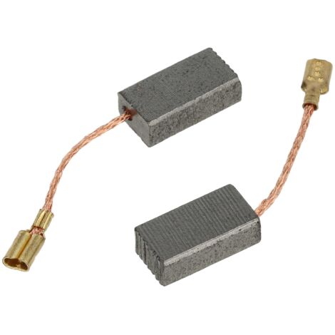 vhbw 2x escobilla carbono motor carbones 17 x 8 x 5 mm compatible con Bosch 1581, 1608, 1997.1, GWS 1000 herramientas eléctricas