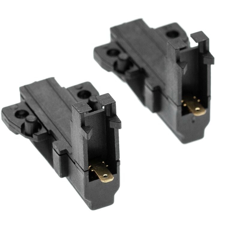 

vhbw 2x escobilla carbono motor con base compatible con Bauknecht WA9487BWSD, WA9520, WA9530, WA954, WA95401WS, WA9540AWS lavadora