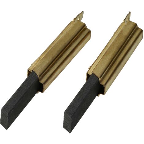 vhbw 2x escobilla Compatible con grupo BSH WP12T382, WP12T381, WP12T550, WP12T542, WP12T541, WP12T540, WP12T521, WP12T520 lavadora