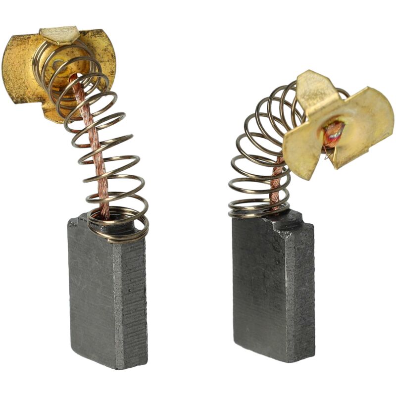 

vhbw 2x escobilla carbón motor carbono 5 x 11 x 17 mm compatible con Makita GV7000C, MT111, MT412, MT413, MT450, MT621 herramientas eléctricas