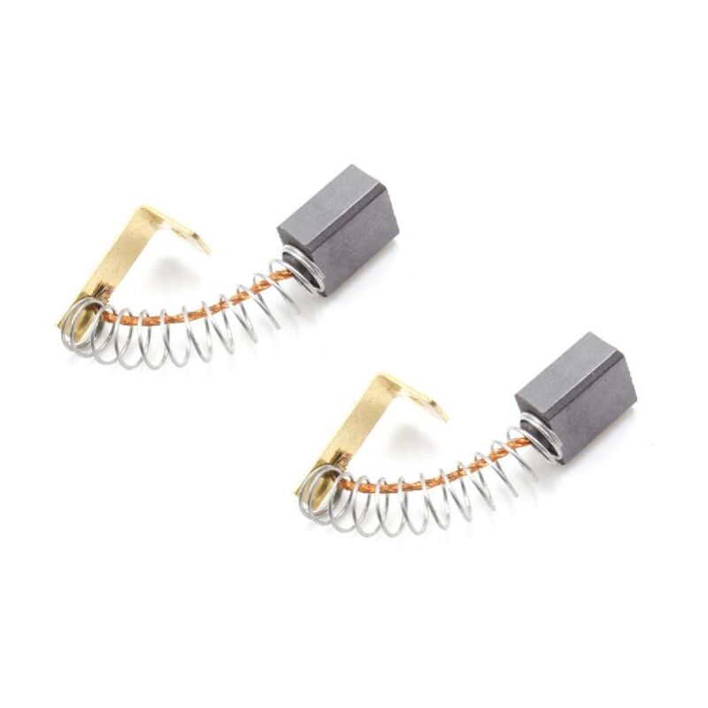 

2x escobillas de carbón, carbón para motor con peana (soporte) 5mm x 8mm x 13mm para diverso herramientas para motor, amoladora angular - Vhbw