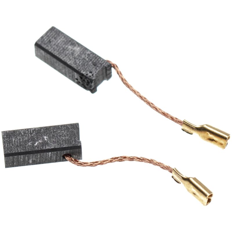 

vhbw 2x escobillas de carbono 15,3 x 5 x 6,3mm compatible con Metabo H20/2S R+L, SBE380S R+L, SBE420/2S R+L herramientas eléctricas
