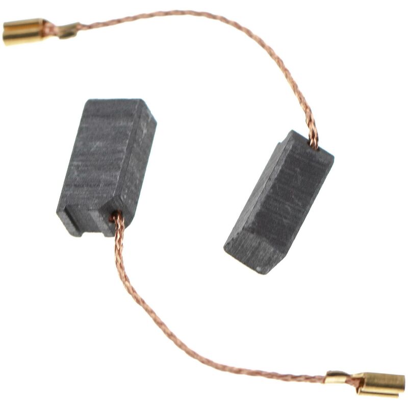 

2x escobillas de carbono 16,2 x 8 x 6,2mm compatible con Metabo 8382, AG705, AG705SL, BA0775, EW9150 herramientas eléctricas - Vhbw